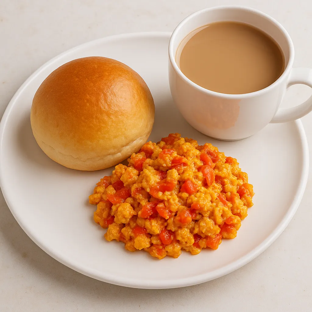 Bread, Tea and (2)Egg